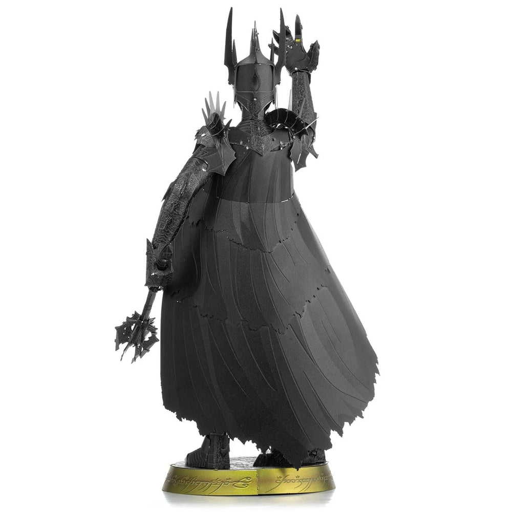 Metal Earth Sauron detailed etching highlights premium craftsmanship for display-ready figures.