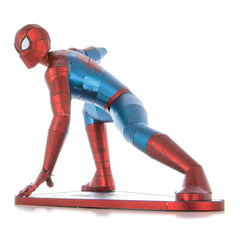 Metal Earth Spider-Man etched sheets show detailed texture for accurate assembly