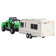 Metanyl beach-ready toy truck in green for outdoor adventures and storytelling.