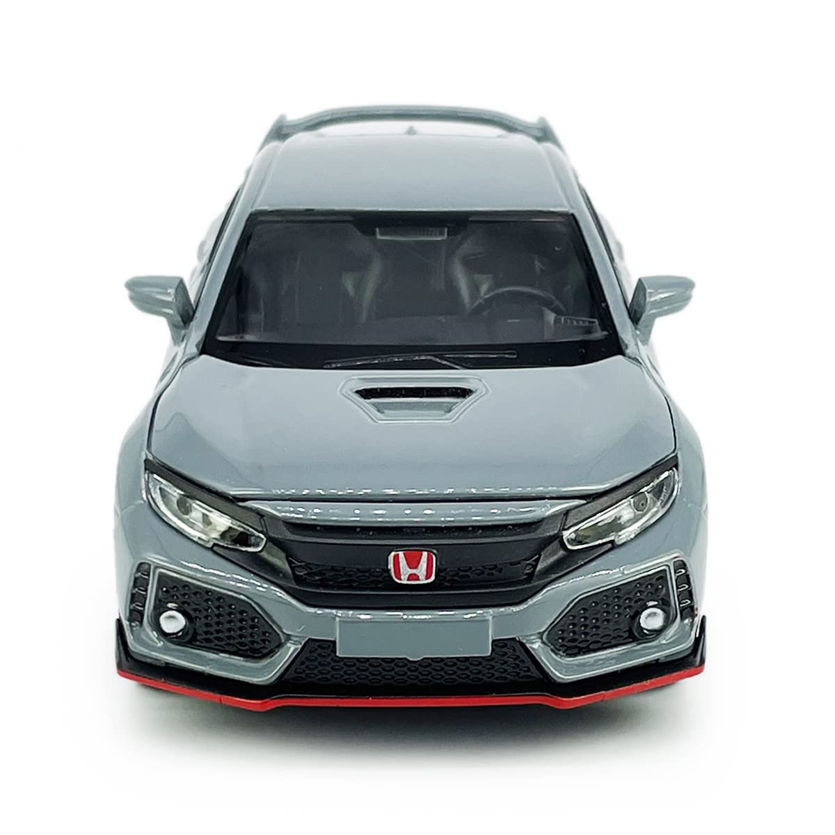 Metanyl Civic Type R toy car cement gray finish, sturdy display piece.
