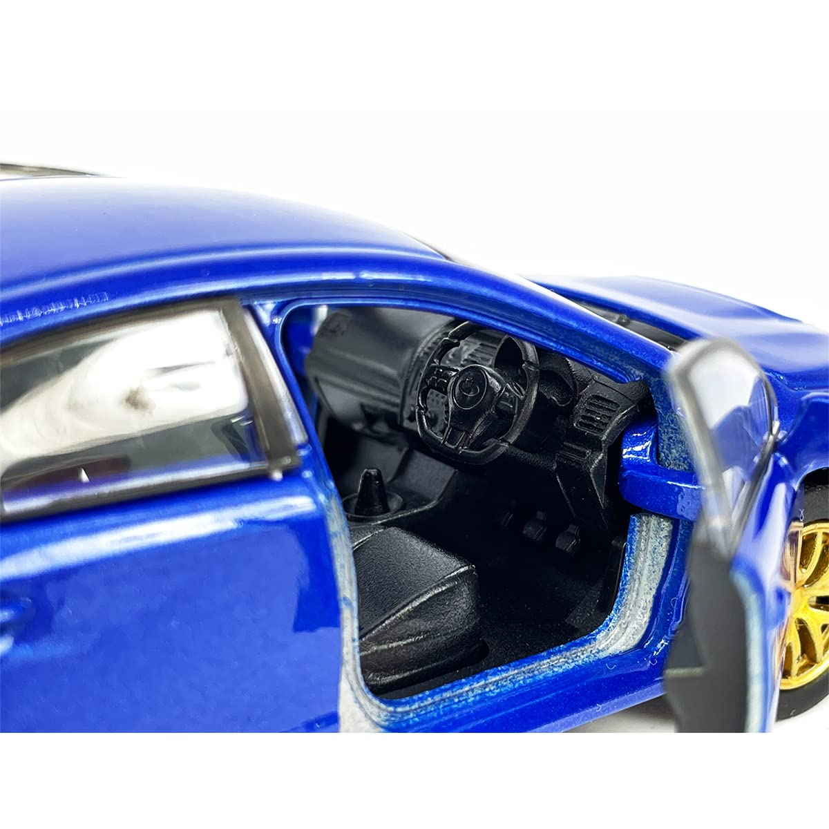 Metanyl Impreza WRX STI blue as a collectors decor piece