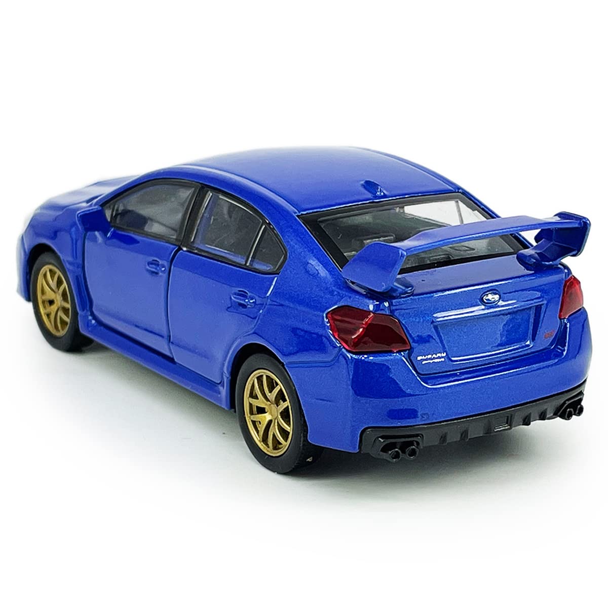 Detailed interior of Metanyl Impreza WRX STI blue model