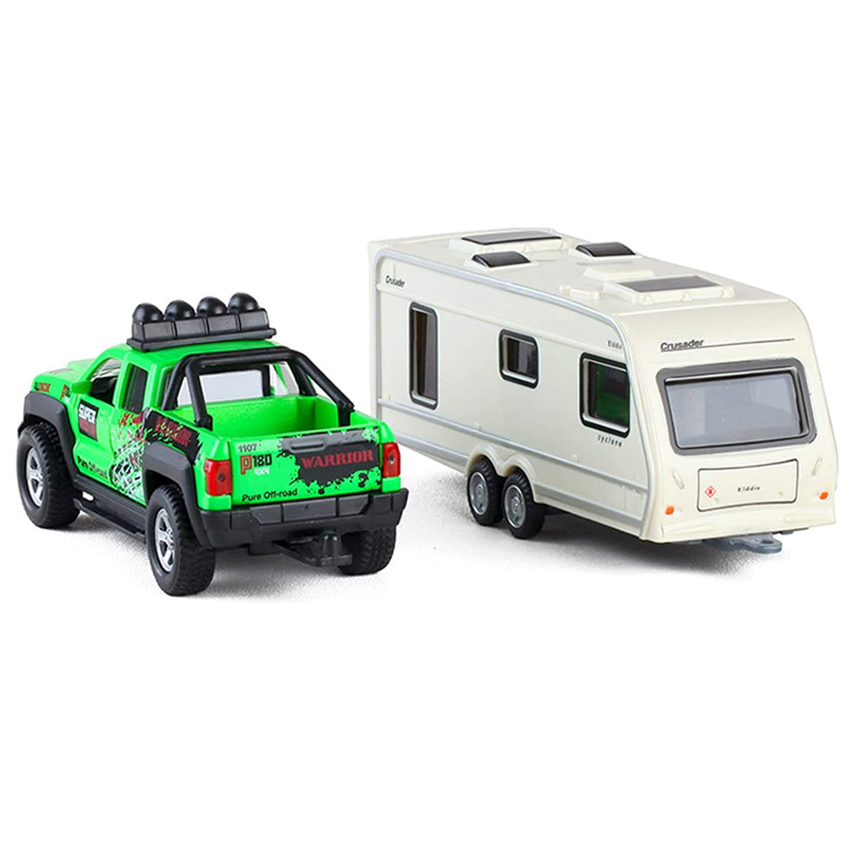 Metanyl motorhome with open doors in green inviting exploration of interior details.