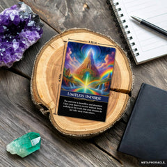 Metaphoracle Abundant Attraction magnetic box keeps 60 cards organized and protected.