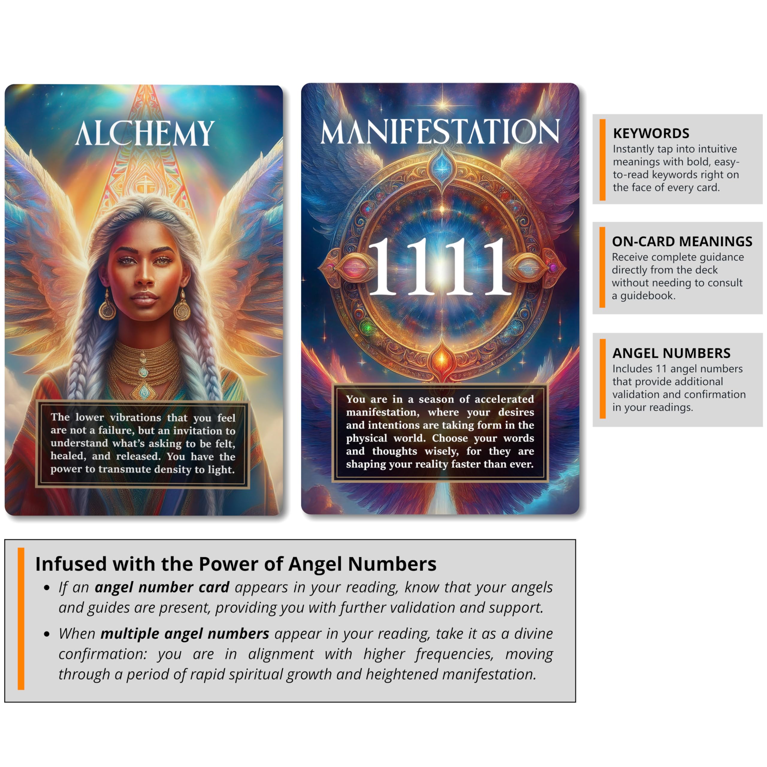 Metaphoracle Angel Signs deck artwork features inclusive imagery for modern readers.