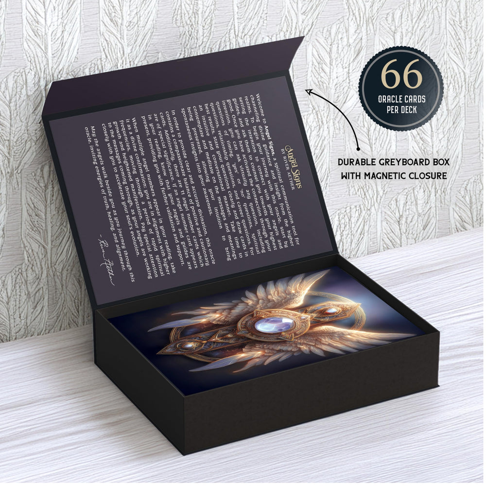 Metaphoracle Angel Signs keywords on cards provide instant meaning without a guidebook.