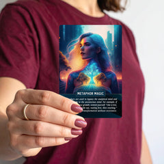 Metaphoracle NLP Oracle anchoring technique card grounds practice sessions.