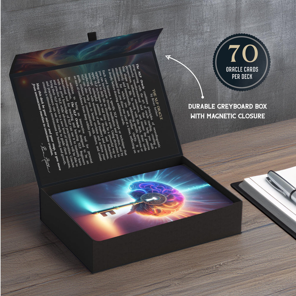 Metaphoracle NLP Oracle future pacing card aids planning and visualization.