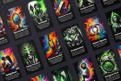 Metaphoracle tarot sized cards offering portable on the go readings