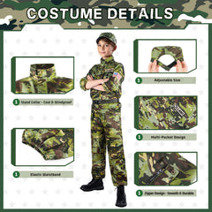 Metemot army costume toys including hand grenade and accessories for pretend missions.