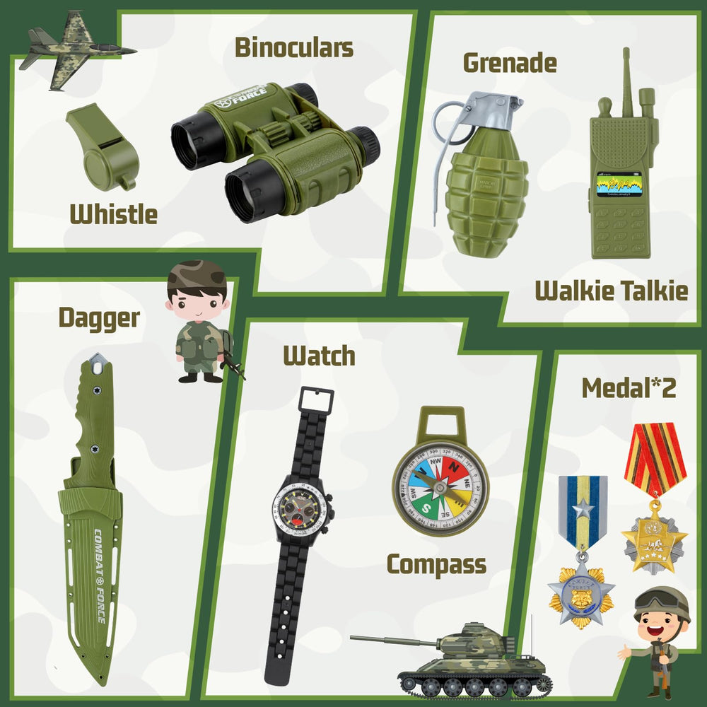 Metemot military uniform with multi-pocket design for authentic detail.