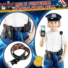 Metemot adjustable police belt for a secure, comfortable costume setup