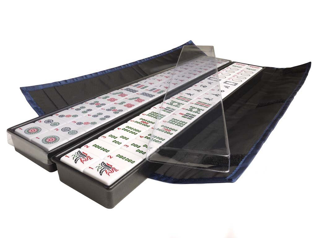 Metro Mah Jongg rack and pushers for easy handling and quick setup.