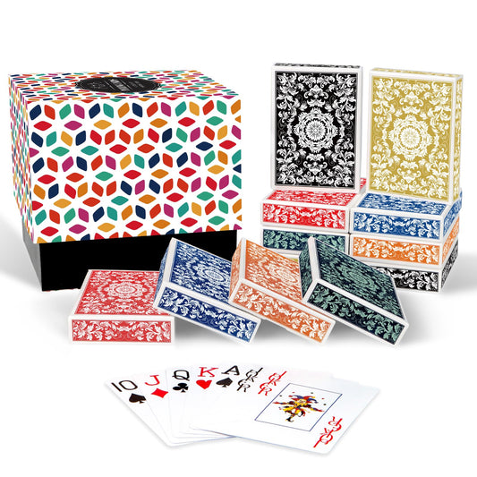 Metsyth blue deck of playing cards, durable and easy to read for all players.