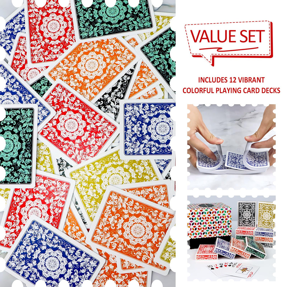 Metsyth gold deck, bright patterns add lively flair to play.