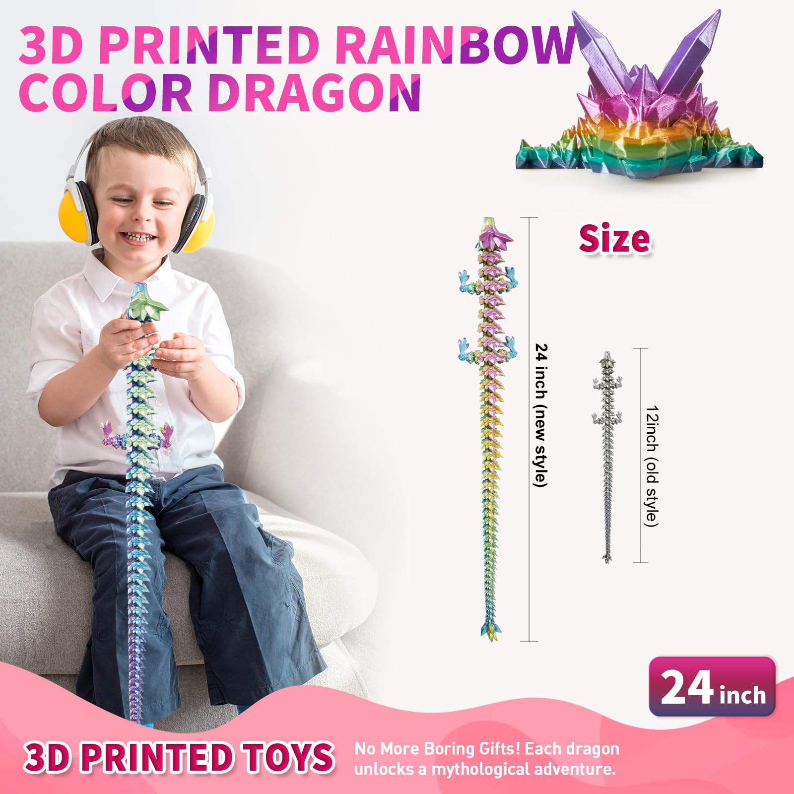 meturebear articulated dragon joints enable expressive moves for home or office spaces.