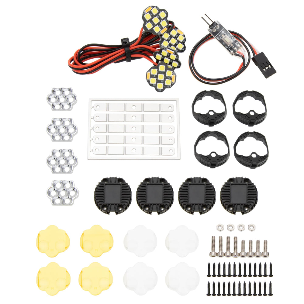 MEUS RACING hive lights kit detail lens with electroplated finish for realism
