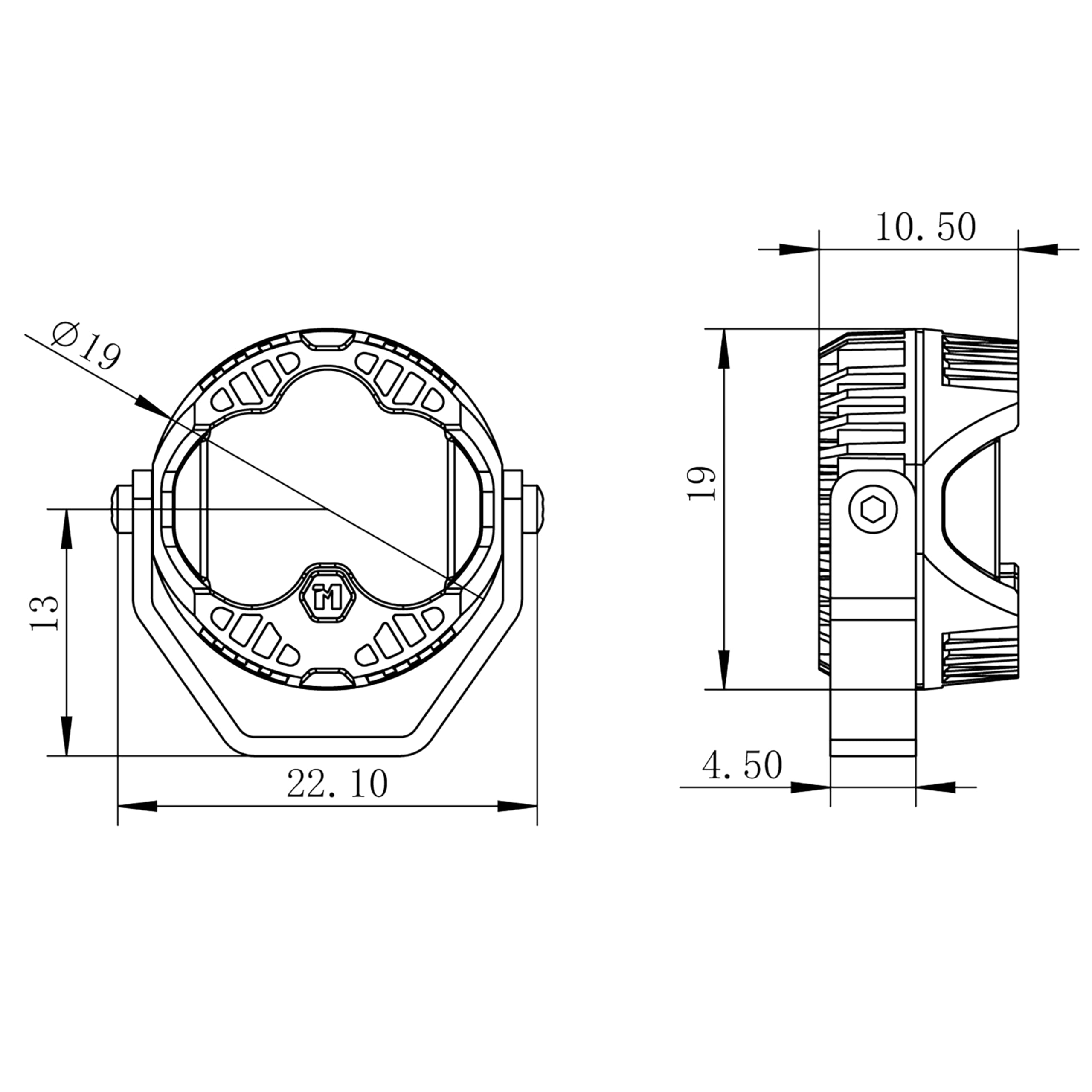 MEUS RACING hive lights kit side assembly shows clean wiring for quick setup
