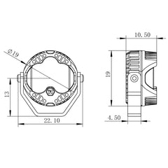 MEUS RACING hive lights kit side assembly shows clean wiring for quick setup