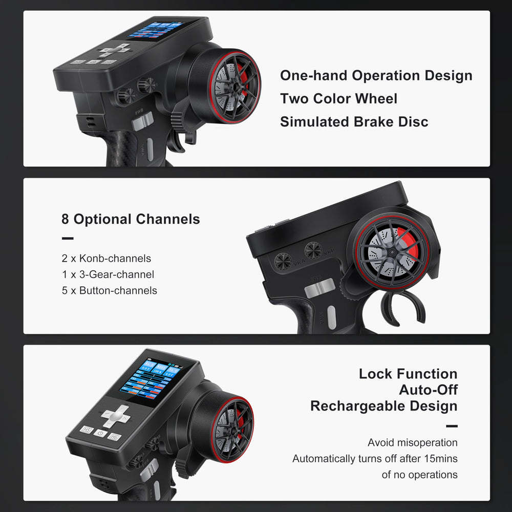 MEUS RACING ME-8B adjustable trigger with smooth resistance.
