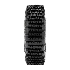 Meus Racing MS6 MPRO tread-edge grip for sharp turns on uneven terrain.
