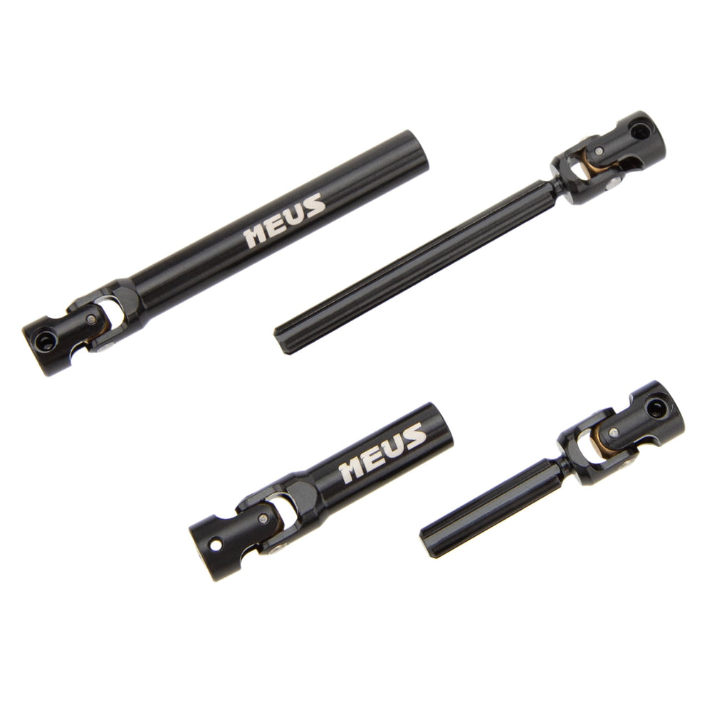 Meus Racing SCX24 high-precision CNC shaft boosts drivetrain durability.