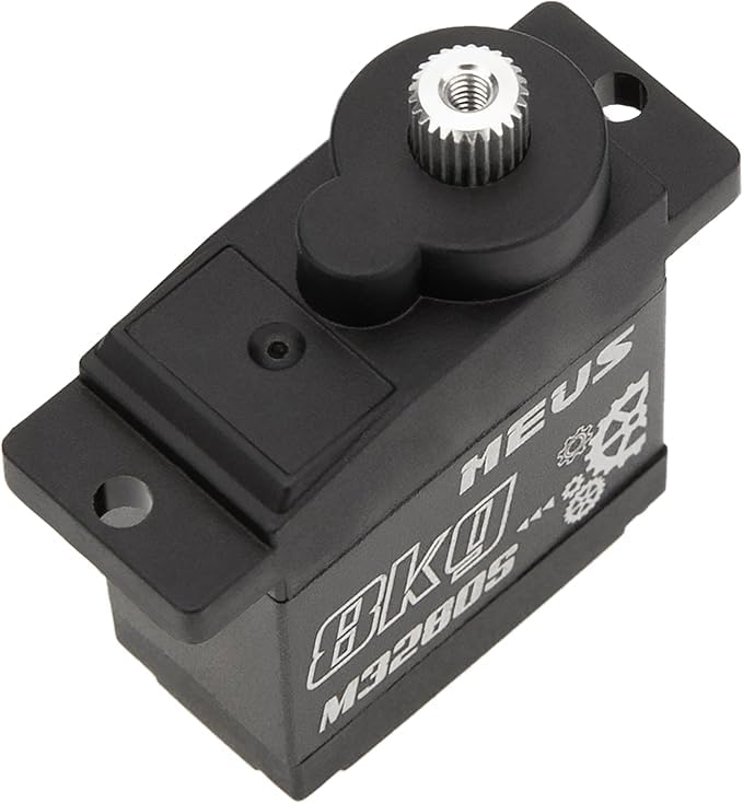 MEUS Racing SCX24 servo torque up to 6–8.5kg for responsiveness.