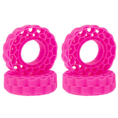 MEUS RACING rose red super-soft inserts for 62-66mm tires enhance grip