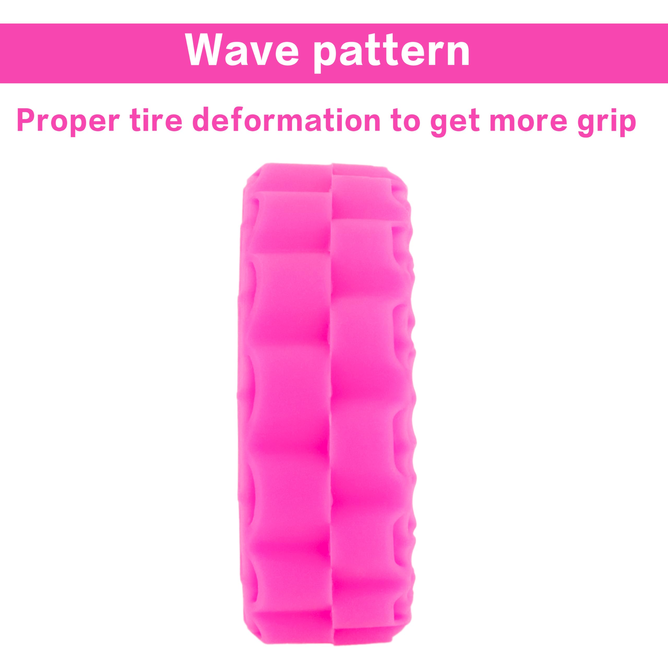 MEUS RACING uneven layout boosts deformation for traction gains.