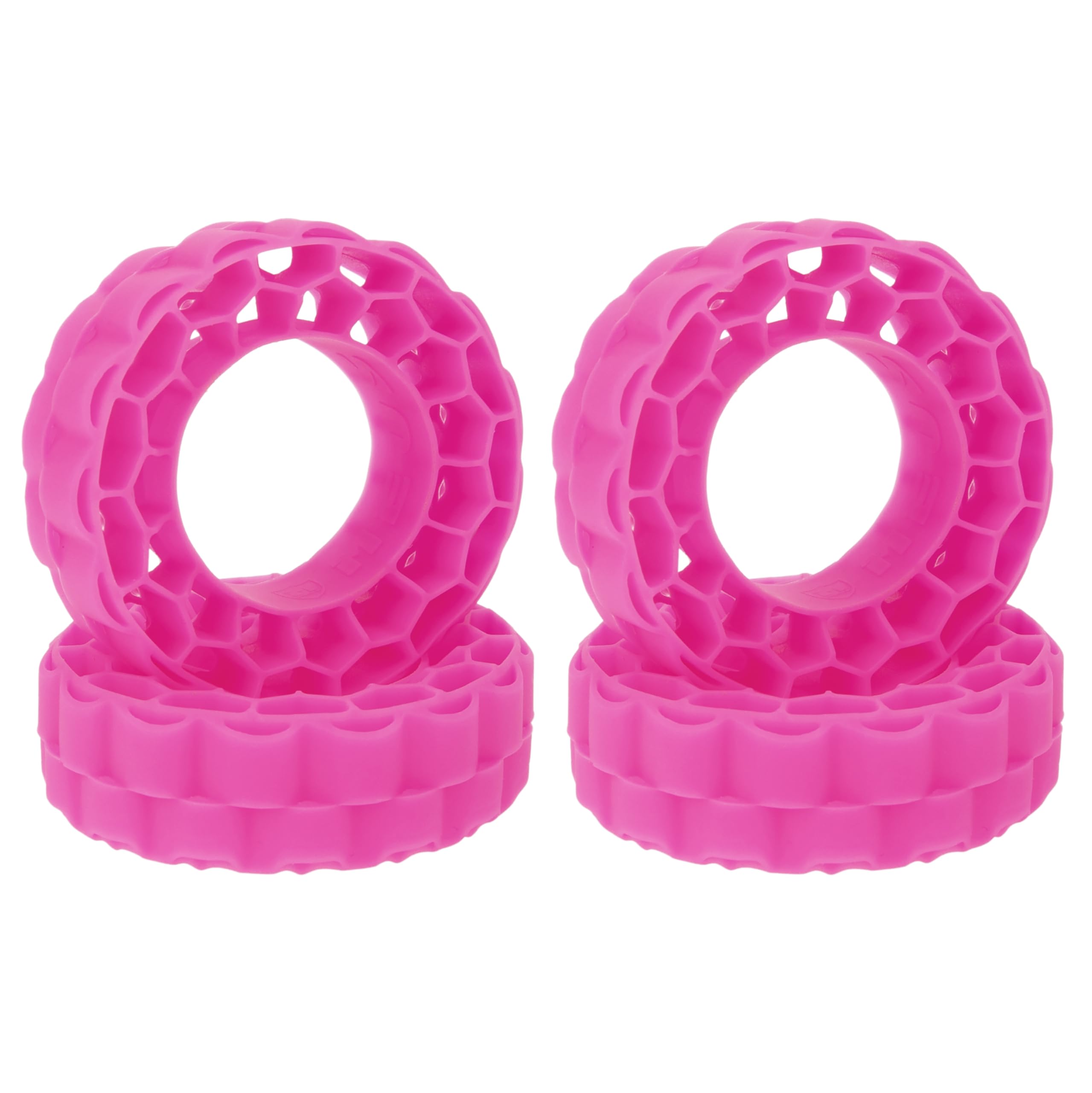 MEUS RACING inserts for 68-72mm tires show inner structure for stability.