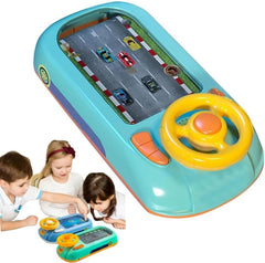 Meuytrg car racing adventure toy steering wheel for imaginative play and motor skills