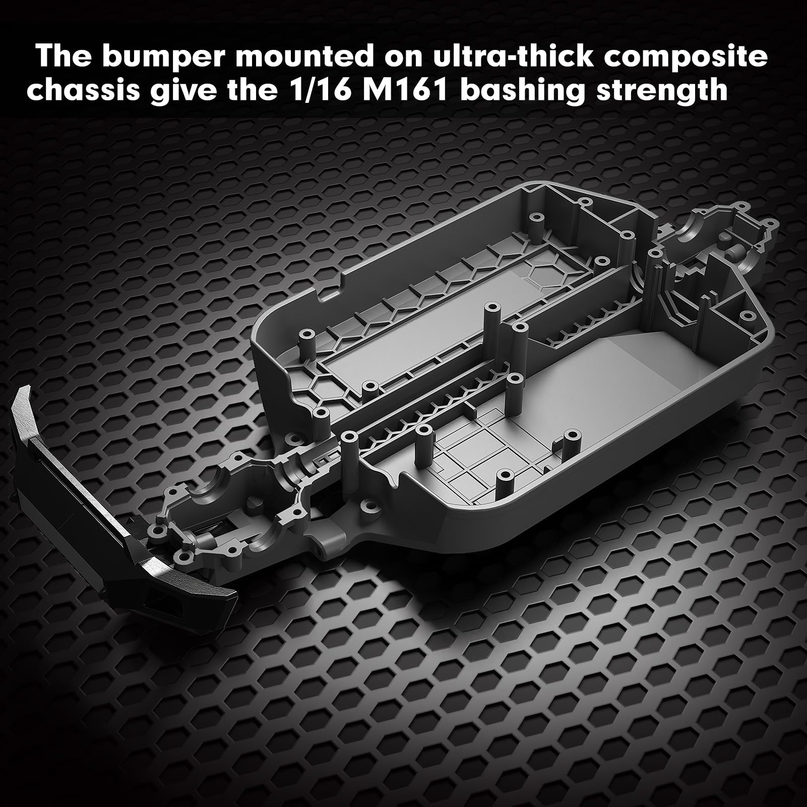 MEW4 all-metal transmission detail emphasizes durable drivetrain