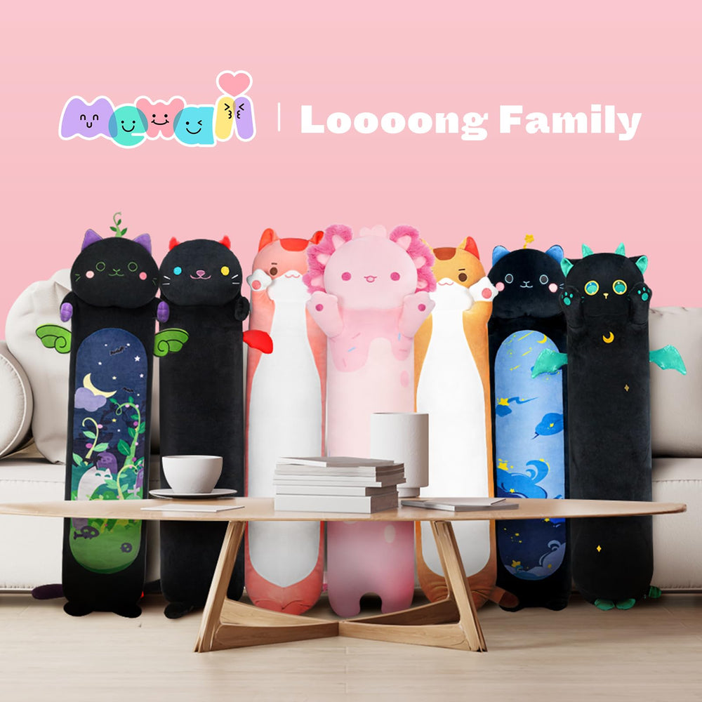 Mewaii axolotl hugging pillow – kawaii design for cozy comfort.
