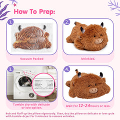 Mewaii kawaii cow plush in kids' playroom