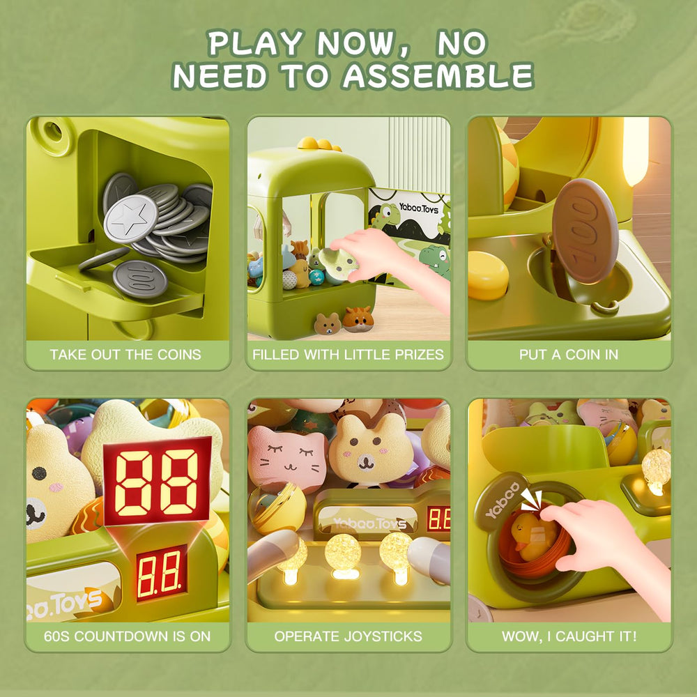 MEWOCHEE prize slot where grabbed prizes are retrieved.