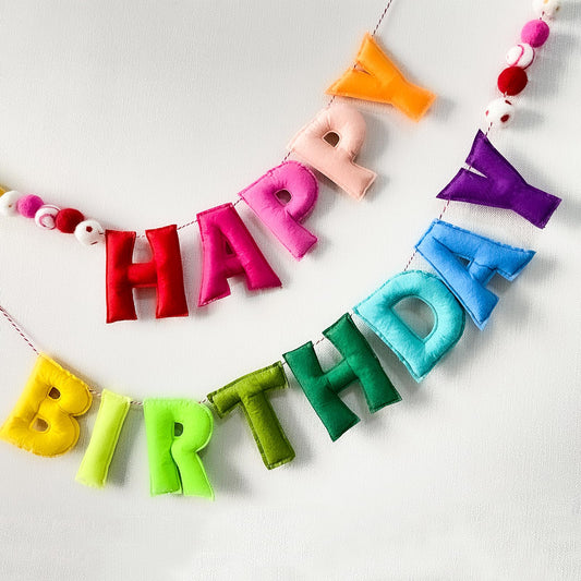 Meygajoe pre-strung Happy Birthday banner saves setup time for parties.