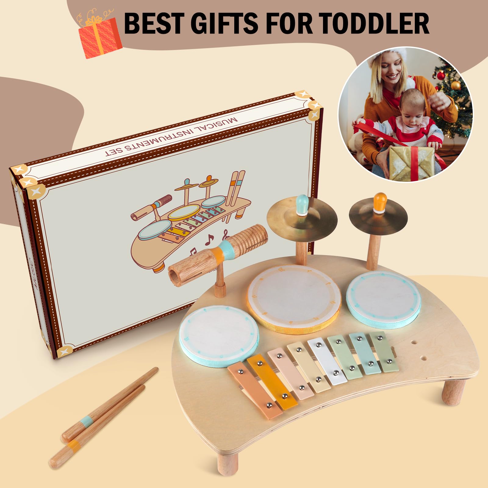 Meytccve Gift idea for birthdays or holidays, ideal for 1+ year olds.