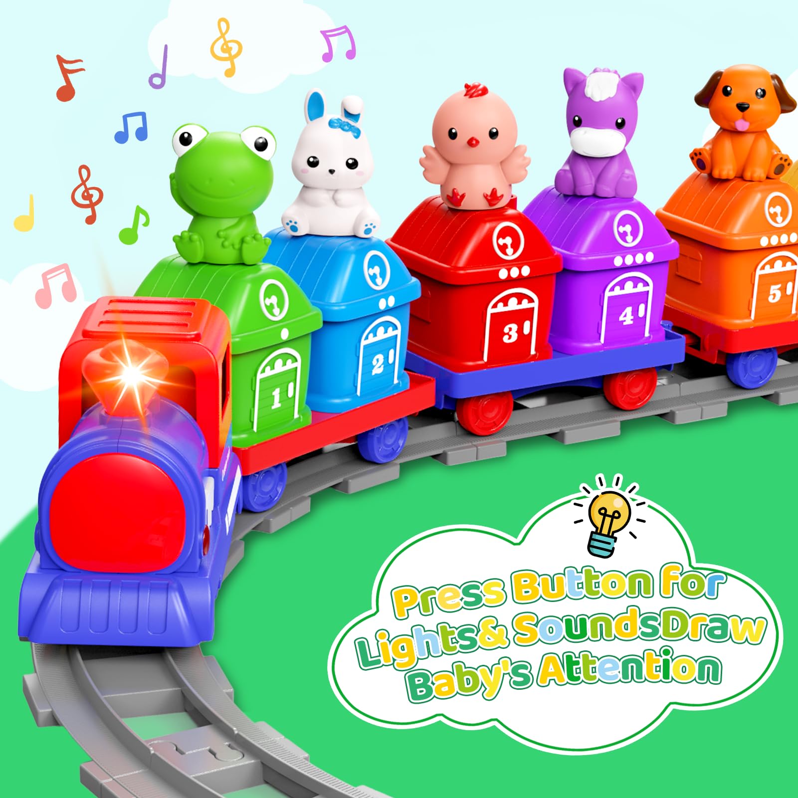 Detachable roof feature on Meytccve train set for mini figures