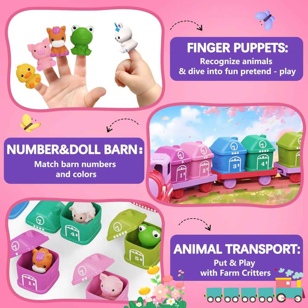 Meytccve color dots and numerals to support early math and sorting skills.