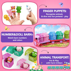 Meytccve color dots and numerals to support early math and sorting skills.