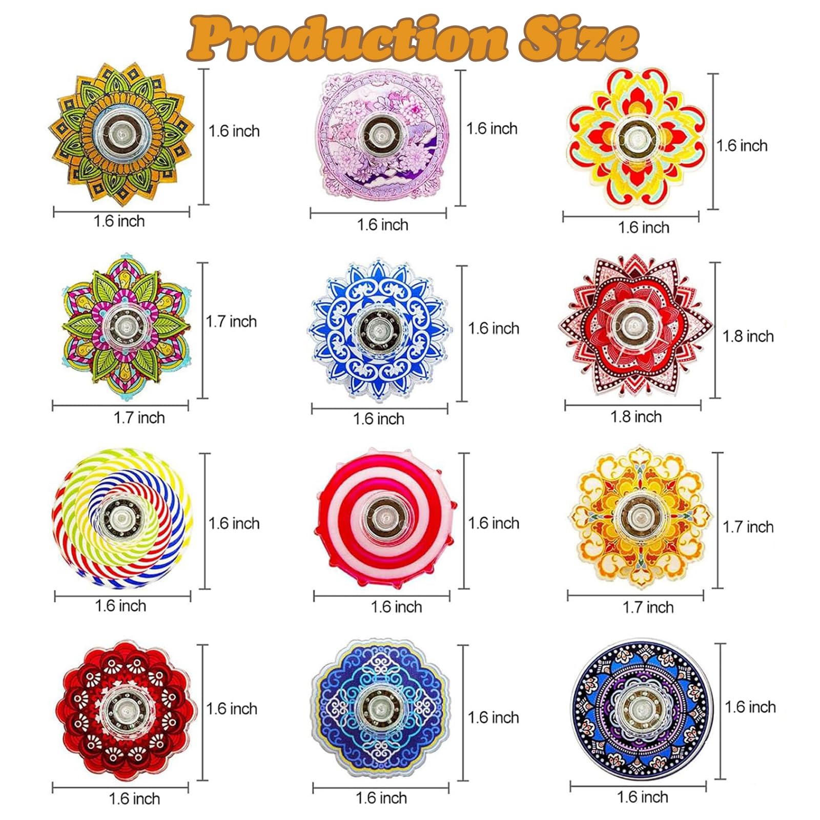 MEZHOBBY acrylic-metal spinner delivering smooth rotation for study and focus