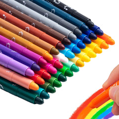 M&G 36 colors tempera paint sticks pack with vibrant hues for kids' art projects.