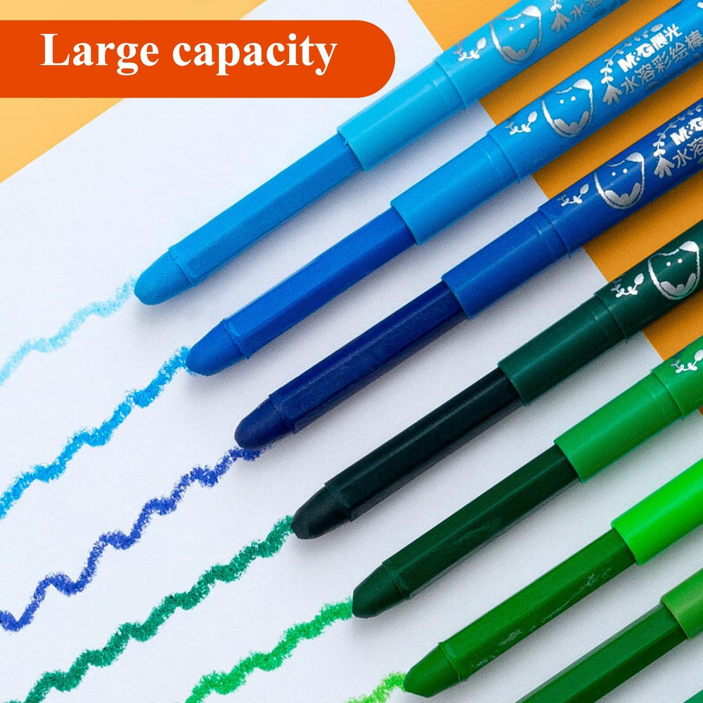 M&G tempera sticks are non-toxic and acid-free for worry-free creative play.