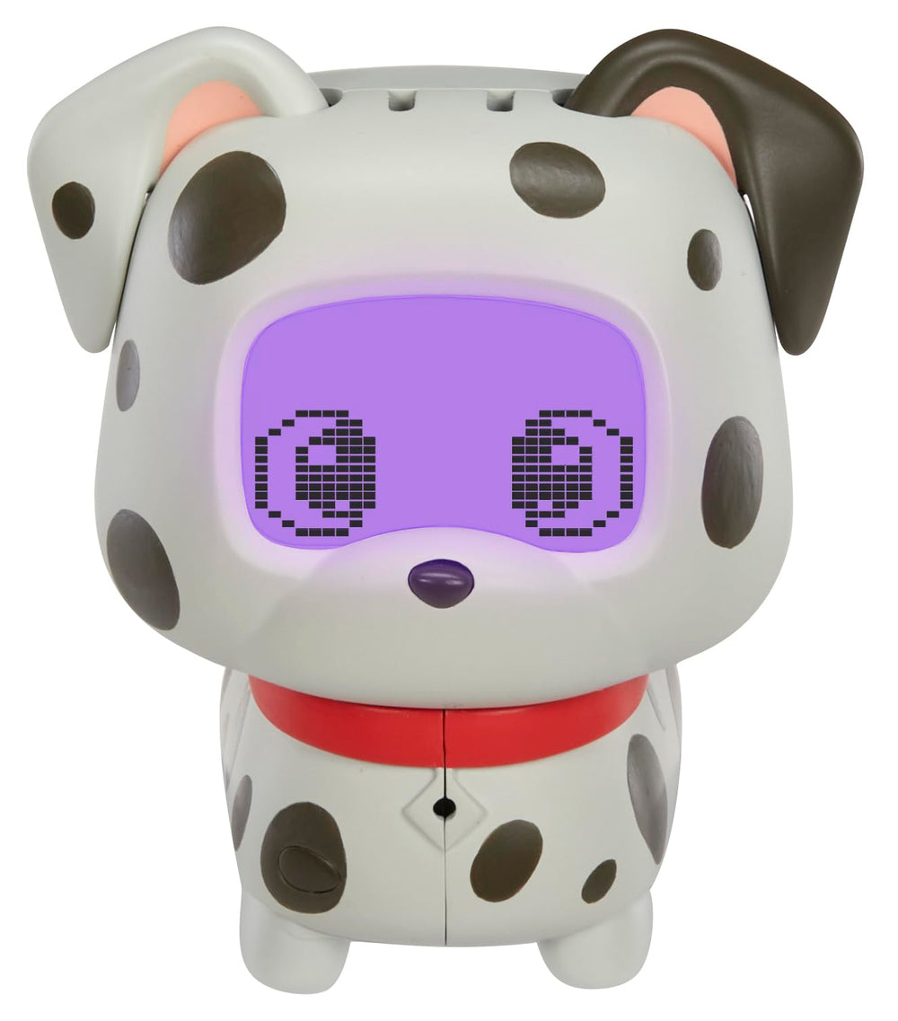 Pixel Petz Dalmatian greets with responsive eyes and wagging tail.