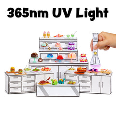 AA battery powered Make It Mini UV Light for portable curing