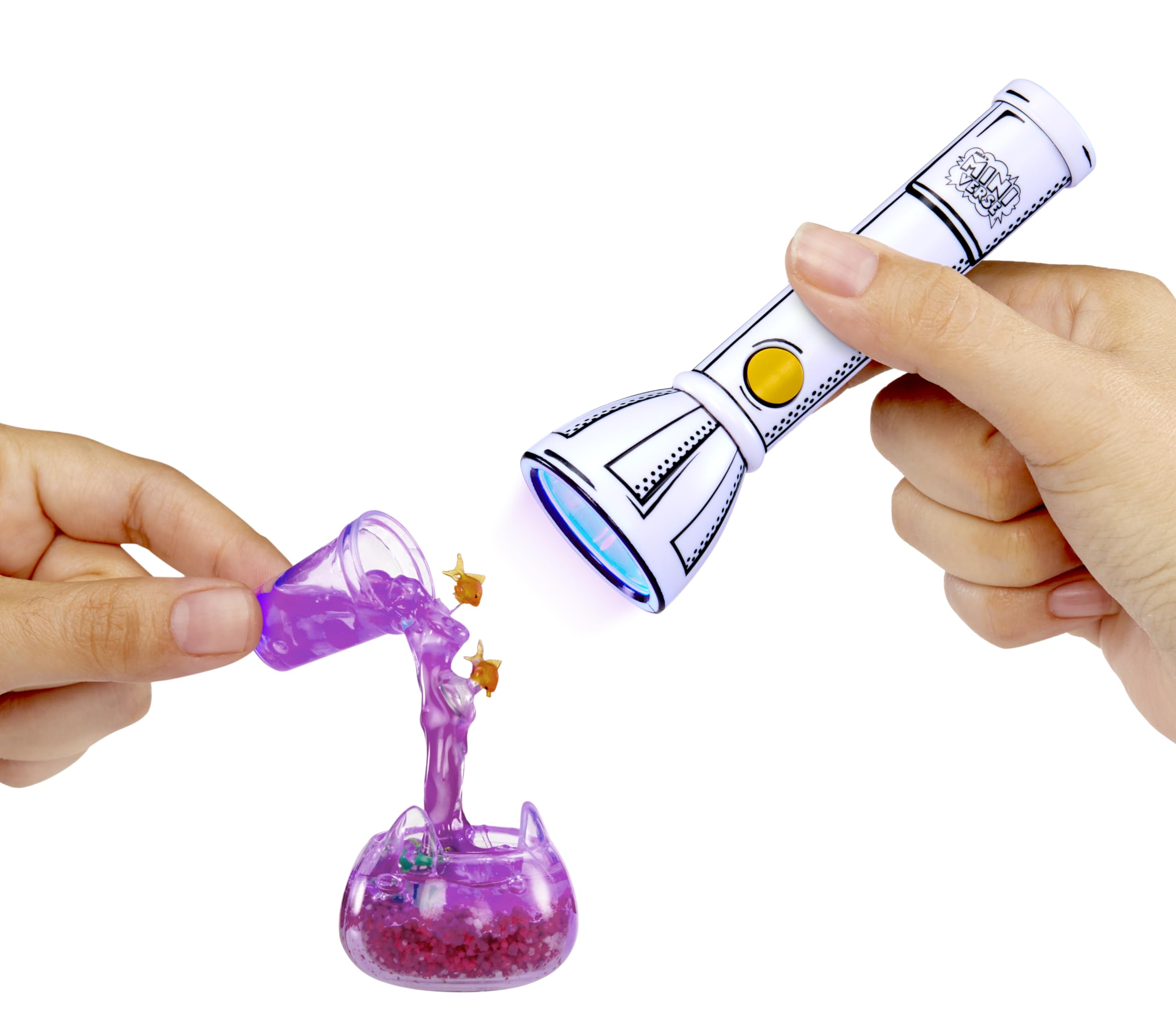 Compact design of MGA's Miniverse Make It Mini UV Light for easy portability