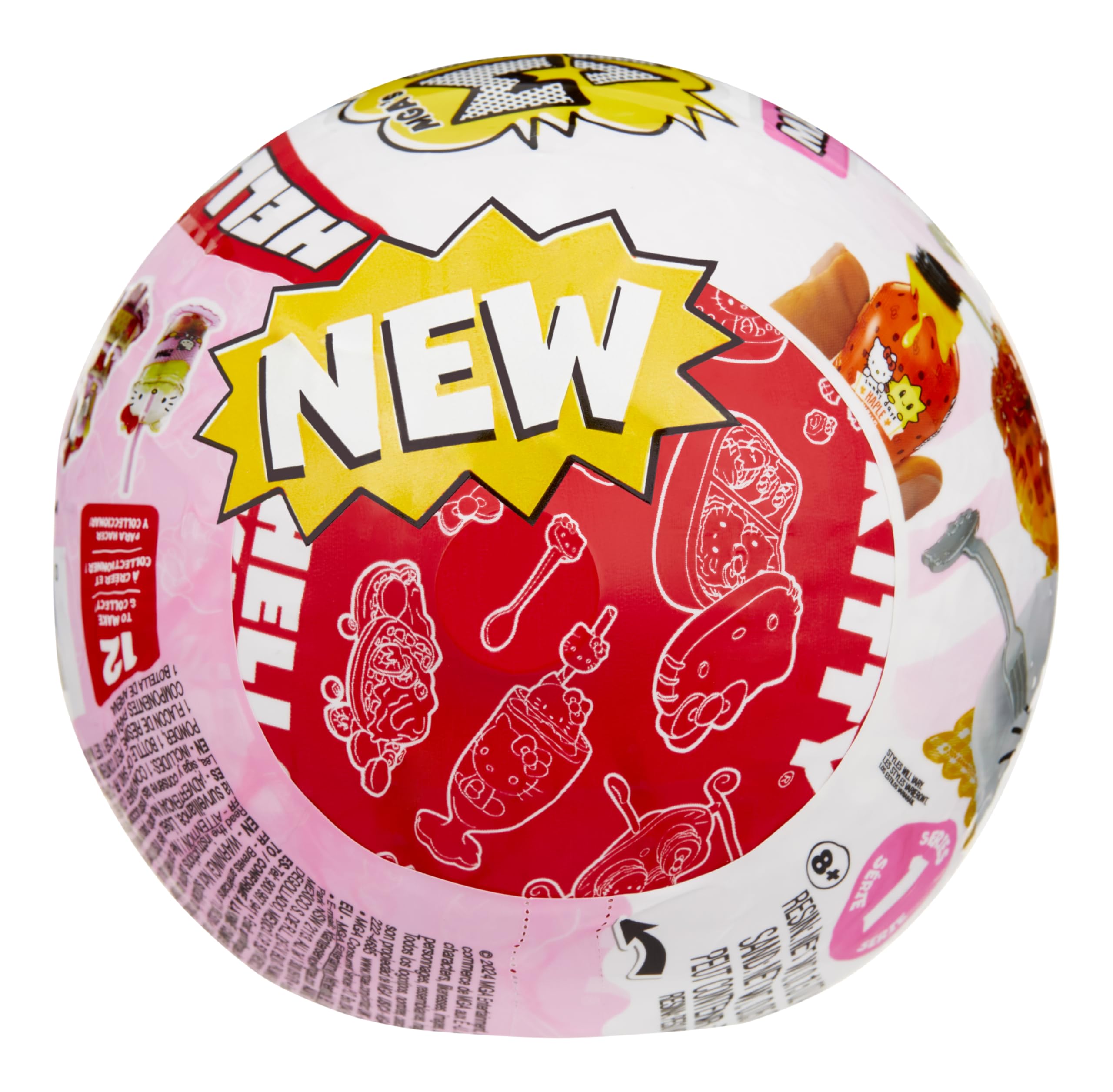MGA's Miniverse packaging confirms the non-edible resin play and kid-safe enjoyment.