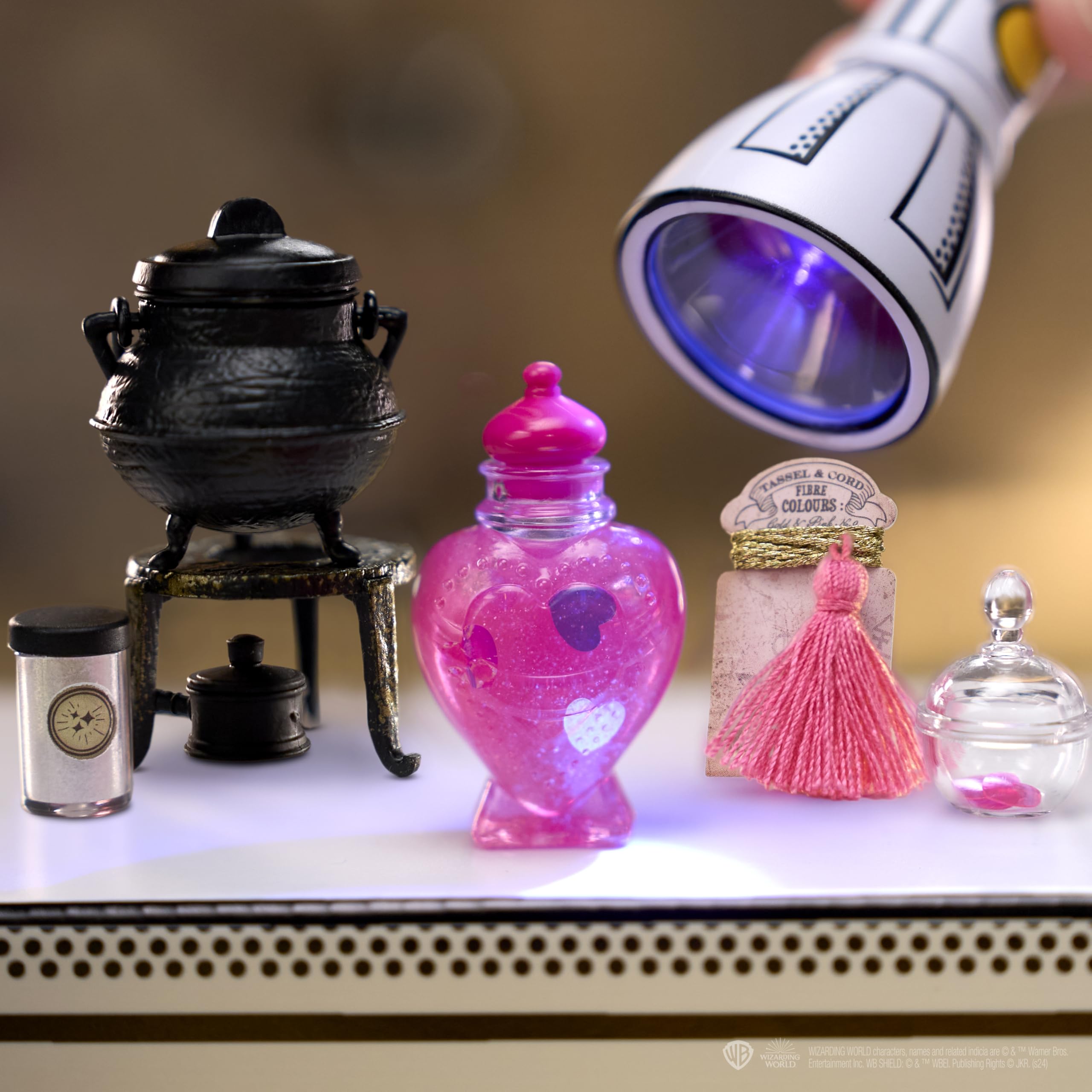 MGA's Miniverse Polyjuice mini replica shows translucent resin effects after curing.