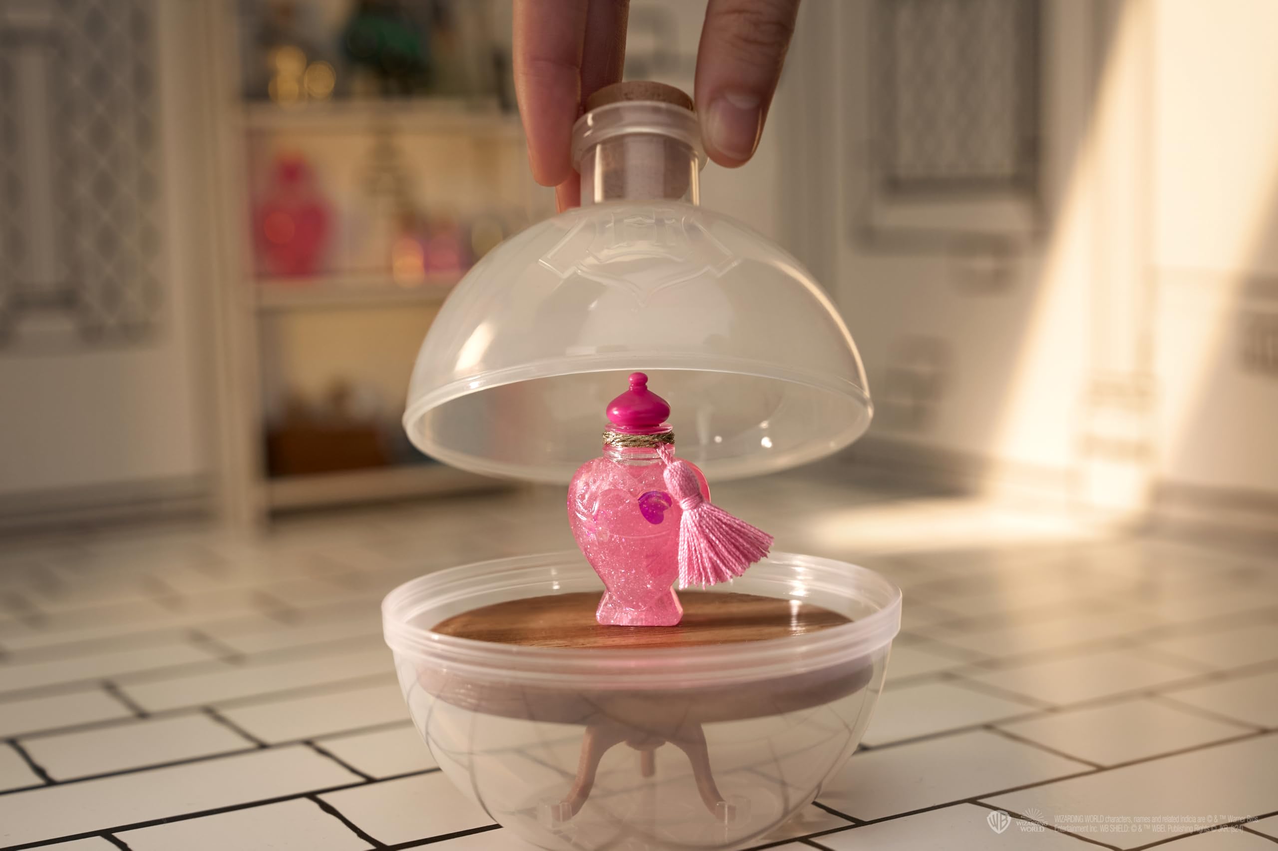 MGA's Miniverse Skele-Gro mini potion features vivid details for display.