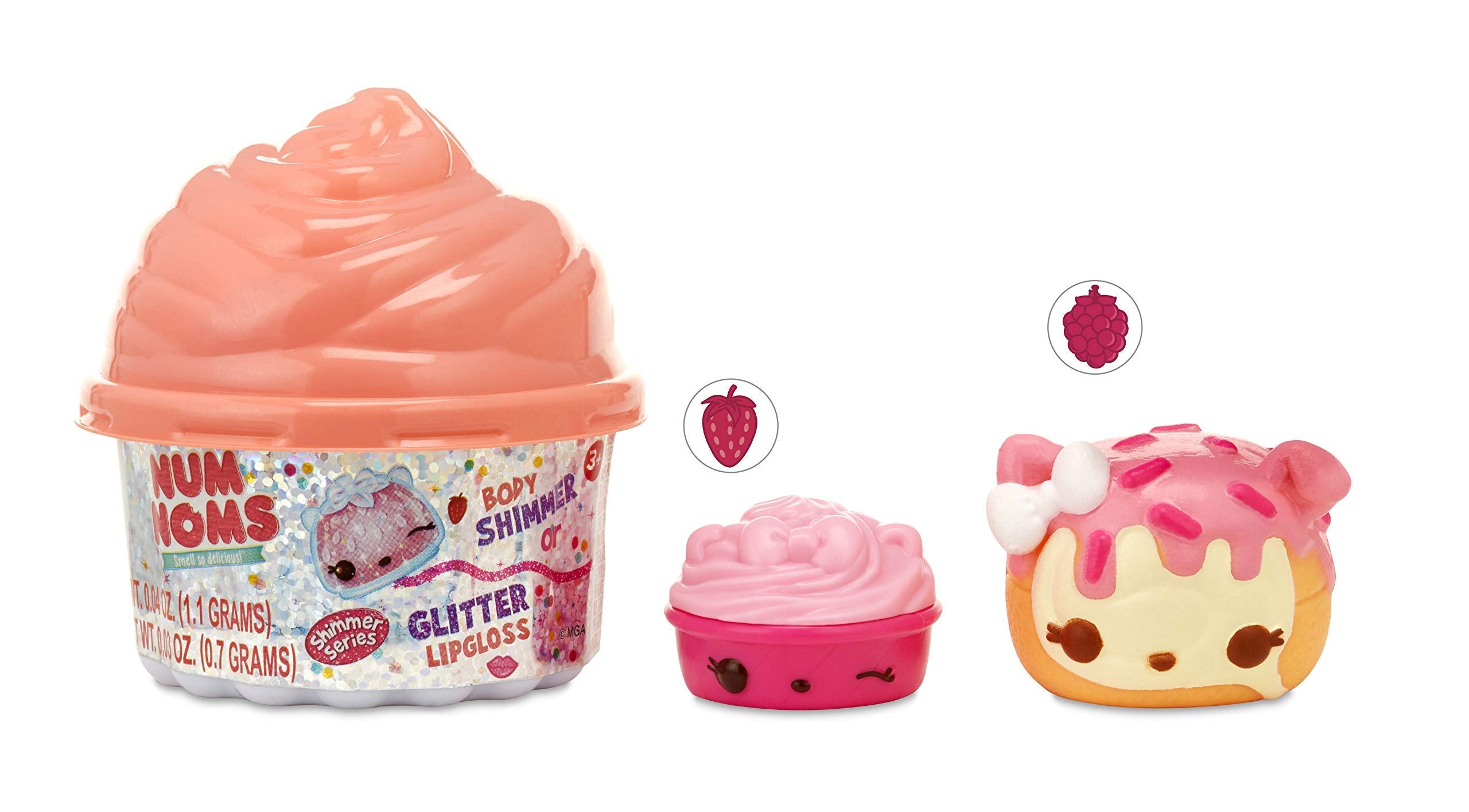 MGA Num Noms fragrant Num highlights variety of scents for sensory play.